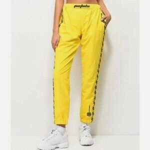 PETALS BY PETALS AND PEACOCKS track pants windbreaker activewear yellow L